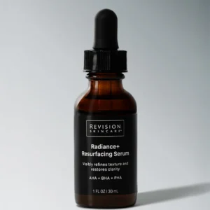 Radiance Resurfacing Serum at Entice Dallas, a medical-grade exfoliating treatment for improved skin texture and glow.